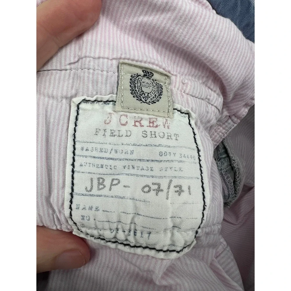 J. Crew Field Shorts Mens Sz 34 Patchwork Madras Plaid Multi Color Preppy Summer